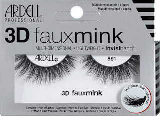 Künstliche Wimpern 861 Fauxmink 3D (1 Paar) ARDELL