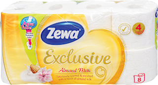 Hârtie igienică Almond Milk Exclusiv Zewa