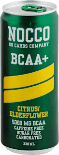 BCAA+ CITRUS / ELDERFLOWER - blago gazirani napitak obogaćen aminokislinama NOCCO