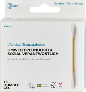 Wattestäbchen Bambus THE HUMBLE CO.