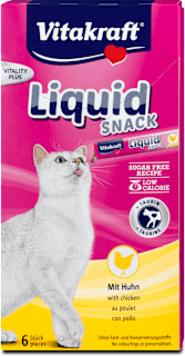 Katzensnack Liquid mit Huhn Vitakraft