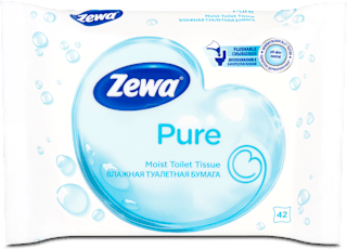 Hârtie igienică umedă Pure Zewa