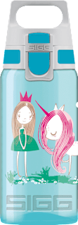 Trinkflasche Kinder Viva One türkis Prinzessin, 500 ml  SIGG