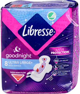goodnight ULTRA+ X LARGE ulošci sa krilcima – ultra dugi Libresse