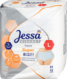 Higijenske gaćice za inkontinenciju - L Jessa DISKRET