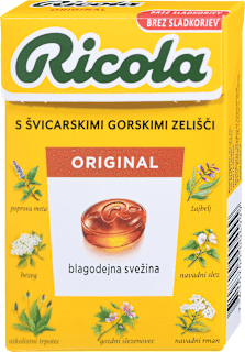 Trdi zeliščni bonboni Original Herb Ricola
