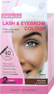 Everyday Eye set za bojanje obrva i trepavica – Brown  DEPEND