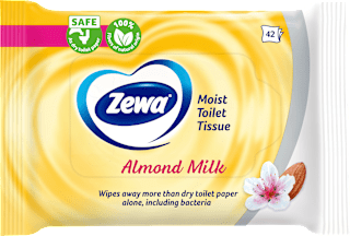 Hârtie igienică umedă almond milk Zewa
