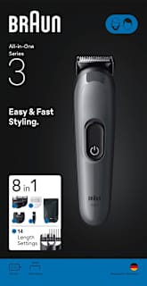 Barttrimmer & Haarschneider, Series 3 All-In-One Style Kit AIO3540 Braun
