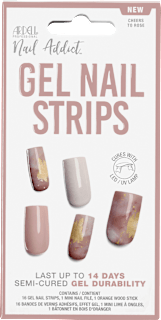 UV Gel Nagelfolien, Gel Nail Strips Cheers to Rose ARDELL