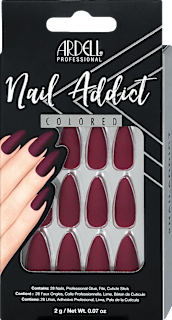 Künstliche Nägel Nail Addict Colored Bordeaux ARDELL