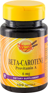 BETA-CAROTENE Provitamin A - 6mg Natural Wealth