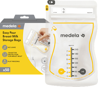 Muttermilch Beutel einfaches Ausgießen , 210 ml Medela