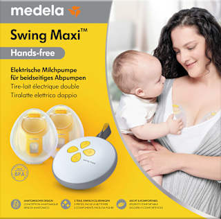 Doppelmilchpumpe Swing Maxi handfree, elektrisch  Medela