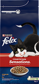 Trockenfutter Katze mit Rind, Huhn & Gemüse, countryside sensations Felix