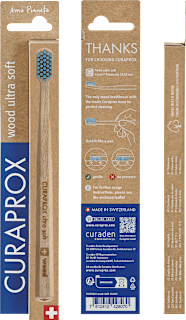 Zahnbürste Wood Ultra Soft CURAPROX
