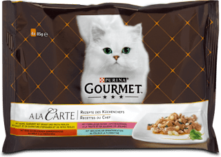 Nassfutter Katze A la Carte Fisch & Fleisch Purina Gourmet