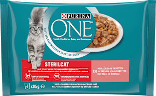 Nassfutter Katze Sterilcat mit Lachs & Karotten PURINA ONE