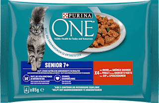 Nassfutter Katze senior 7+ mit Huhn und grünen Bohnen PURINA ONE