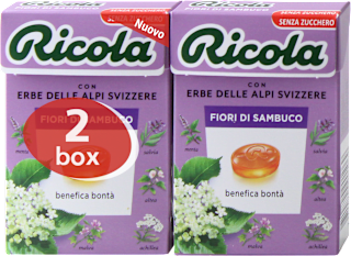 Caramelle Fiori di Sambuco confezione doppia Ricola
