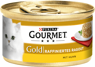 Nassfutter Katze Gold Raffiniertes Ragout mit Huhn Purina Gourmet
