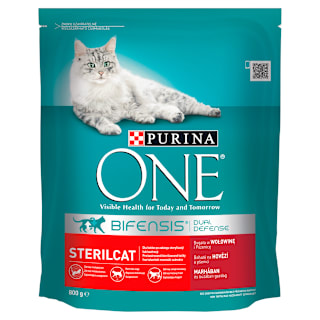 Karma sucha dla kotów dorosłych wysterylizowanych, bogata w wołowinę i pszenicę, BIFENSIS PURINA ONE