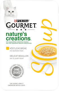 Nassfutter Katze mit Huhn in Brühe, Soup Purina Gourmet