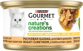 Hrană umedă pentru pisici cu carne de curcan şi spanac Purina Gourmet
