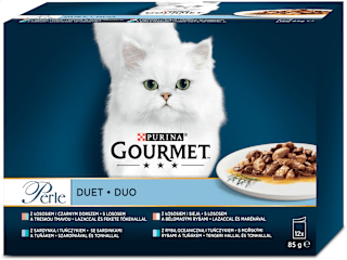 Perle kapsičky pro kočky Rybí duo 12x85g, Multipack PURINA GOURMET