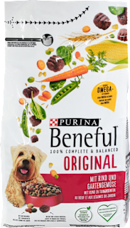 Trockenfutter Hund Original 100 % Complete & Balanced mit Rind und Gartengemüse Purina Beneful