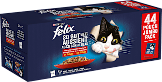 Nassfutter Katze So gut wie es aussieht Geschmacksvielfalt vom Land Jumbo Pack Felix