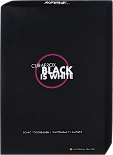 Elektrische Zahnbürste Black is White Sonic CURAPROX