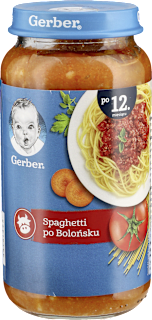 Obiadek spaghetti po bolońsku Gerber