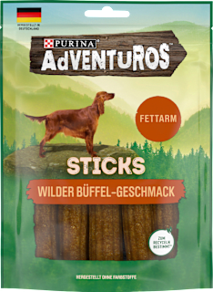 Hundeleckerli Sticks Wilder Büffel-Geschmack Purina Adventuros