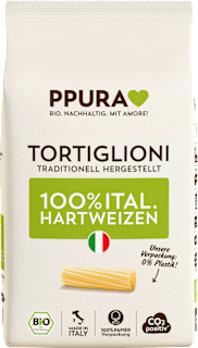 Nudeln, Tortiglioni aus italienischem Hartweizen PPURA