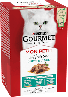 Nassfutter Katze mon Petit intense Duo Purina Gourmet