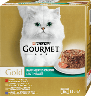 Nassfutter Katze Gold Raffiniertes Ragout Purina Gourmet