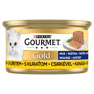 Mus z kurczakiem dla kotów dorosłych Purina Gourmet