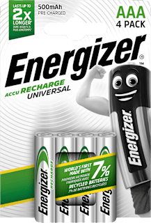 Akku Recharge Universal AAA 600 mAh Energizer