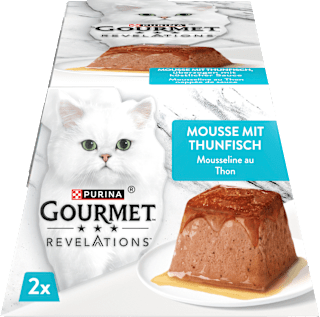 Nassfutter Katze Revelations Mousee mit Thunfisch (2x 57 g) Purina Gourmet