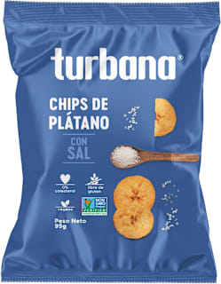 Chipsuri de plantan verde turbana