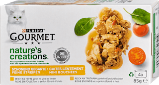 Nassfutter Katze nature's creations Huhn & Truthahn Purina Gourmet