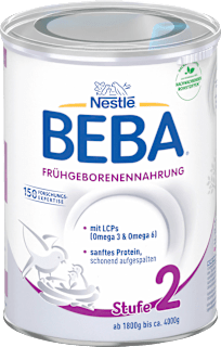 Spezialnahrung Frühgeborenen 2 von Geburt an Nestlé BEBA