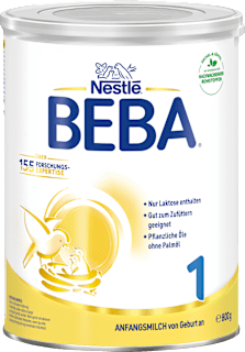 Anfangsmilch 1 von Geburt an Nestlé BEBA