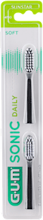SONIC DAILY zamenske glave za SONIC DAILY električnu četkicu za zube, crne - SOFT GUM