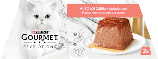 Revelations pro kočky losos paštika v omáčce 2x57g PURINA GOURMET