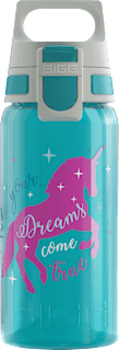 Trinkflasche Kinder Viva One türkis Einhorn, 500 ml SIGG