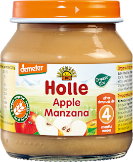 Био пюре Ябълка 4м+ Holle