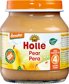 Био пюре Круша 4м+ Holle