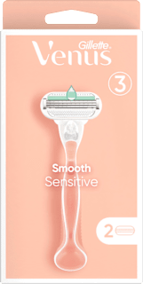 Smooth brijač Sensitive + 2 zamjenske britvice Gillette Venus